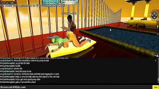 3D Cartoon Anime Chick Gets Fucked In Sexy Game Scene