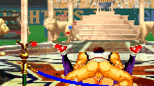 Athena Leona Yuri MUGEN SFM Anime Gangbang Ends With Explosive Creampie