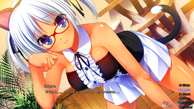 Chiara's Erotic Journey in The Eden of Grisaia Visual Novel
