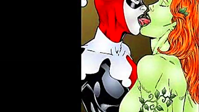 Harley Quinn Gets Rough With Catwoman In Steamy Hentai Action