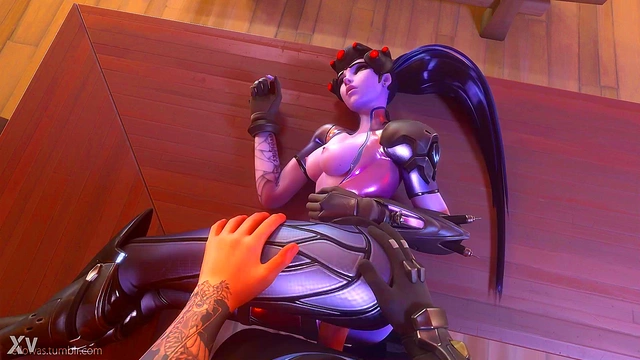 Horny Widowmaker Takes On Soldier for Intense Overwatch Hentai Sex Session