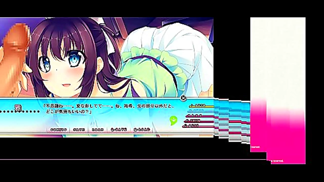 Japanese Hentai Eroge Couple Explore Intimate Love Scenes Together