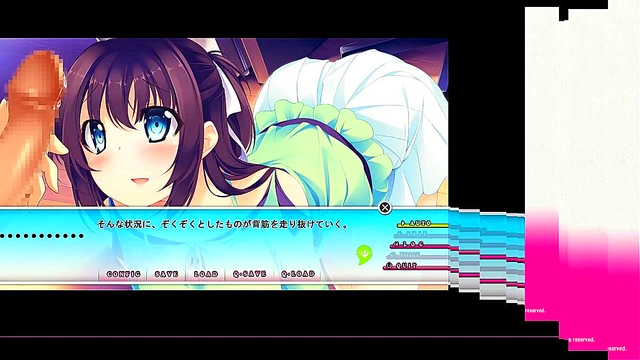 Japanese Hentai Eroge Couple Explore Intimate Love Scenes Together