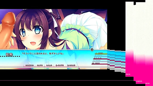 Japanese Hentai Eroge Couple Explore Intimate Love Scenes Together