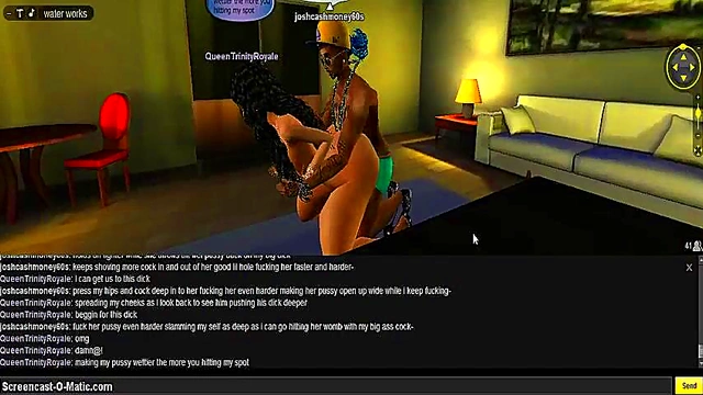 Queen's Beach House – 3D Hentai Couple Enjoy Steamy Game Session Together