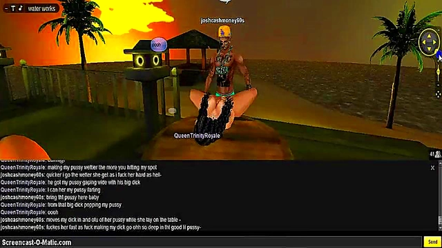 Queen's Beach House – 3D Hentai Couple Enjoy Steamy Game Session Together