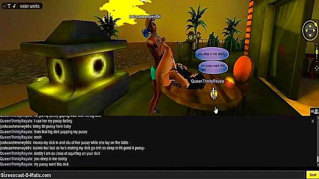 Queen's Beach House – 3D Hentai Couple Enjoy Steamy Game Session Together