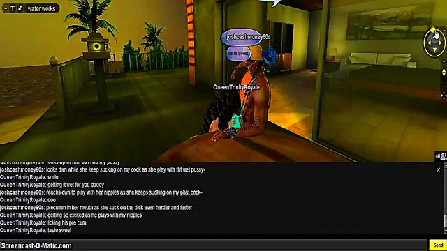 Queen's Beach House – 3D Hentai Couple Enjoy Steamy Game Session Together