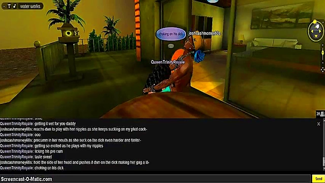 Queen's Beach House – 3D Hentai Couple Enjoy Steamy Game Session Together