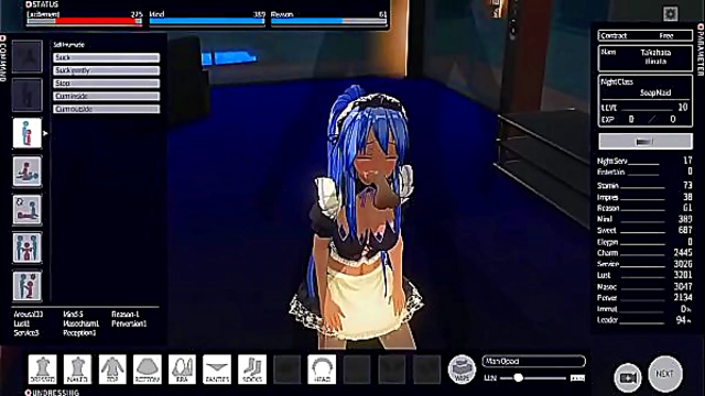 Sexy Maids GiveDual Blowjob And Nighttime Pussy Action In Custom Maid 3D