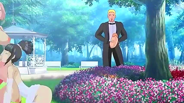 Hinata & Sakura Naruto Anime Ball Play And Dragon Fantasy Action