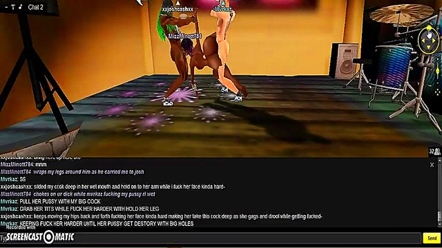 Horny MIZZ Gets Gangbanged In 3D Anime Porn Adventure Game