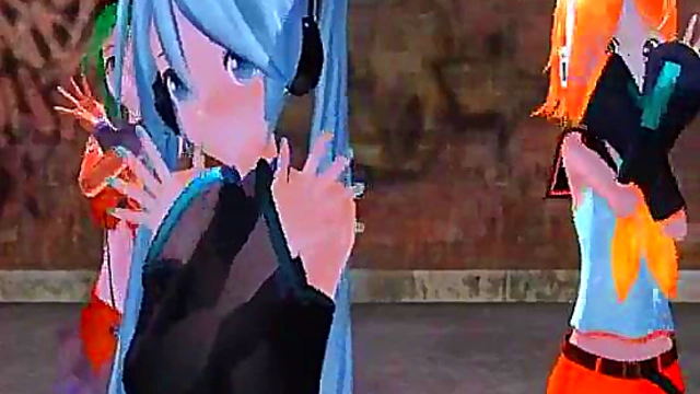 Three Sexy Anime Cuties Share One Dick for Mind-Blowing Orgasms Near The End