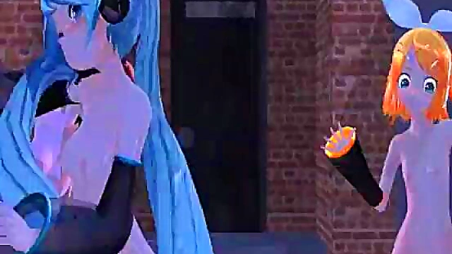 Three Sexy Anime Cuties Share One Dick for Mind-Blowing Orgasms Near The End