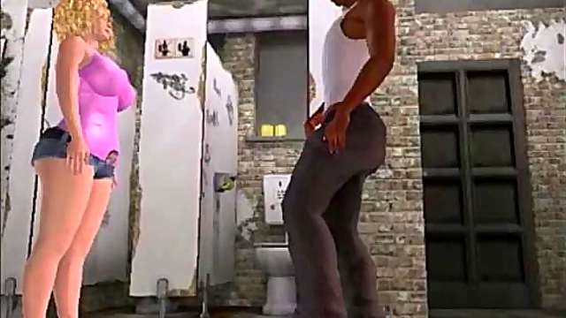 Naughty Nancy's Beach Vacation – Mom Enjoying BBC On The Sand