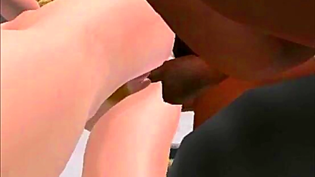 Naughty Nancy's Beach Vacation – Mom Enjoying BBC On The Sand