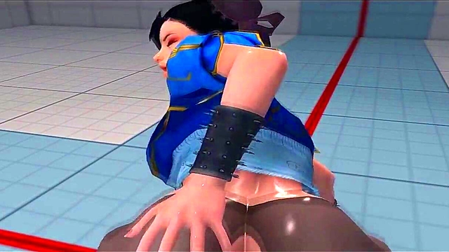 Poison Ivy Fucks Chun-Li in 3D Anime Street Fighter Adventure