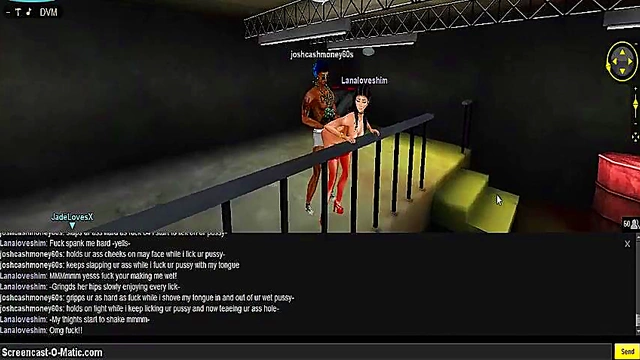 Lana DMV Seduces in 3D Anime Game for Hot IMVU Porn Action