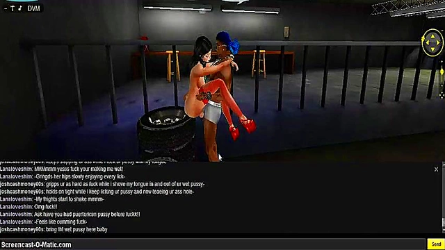 Lana DMV Seduces in 3D Anime Game for Hot IMVU Porn Action