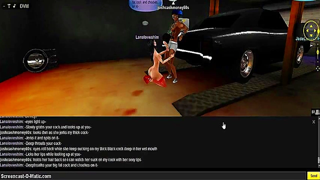 Lana DMV Seduces in 3D Anime Game for Hot IMVU Porn Action