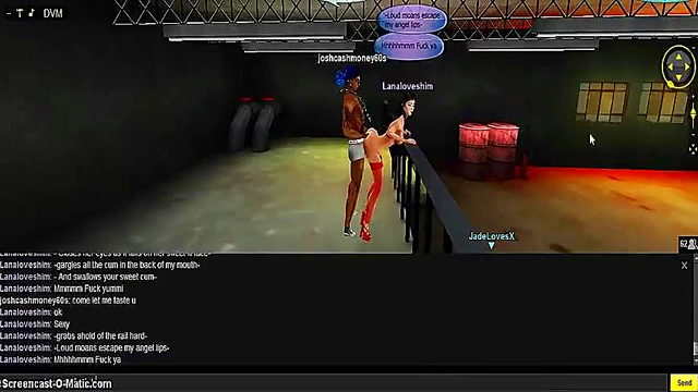 Lana DMV Seduces in 3D Anime Game for Hot IMVU Porn Action