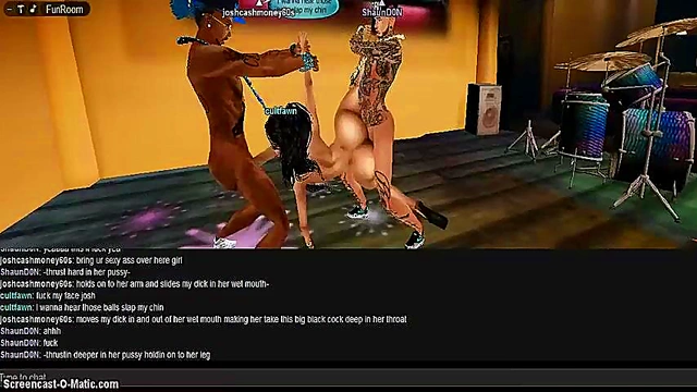 Cute IMVU Game Character Gets Animated Porn Action In 3D Hentai Fun