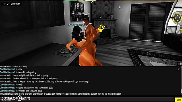 Carmiia West Seduces in 3D Anime Porn Game Adventure