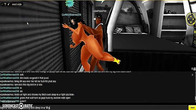 Carmiia West Seduces in 3D Anime Porn Game Adventure