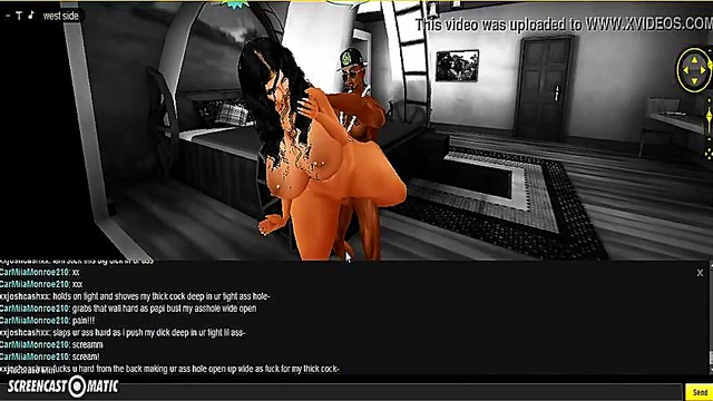 Carmiia West Seduces in 3D Anime Porn Game Adventure