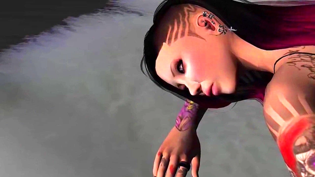 Dreamy Paradise – 3D Hentai Couple Enjoy Intimate Fantasies Together