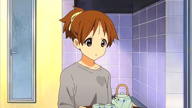 Cute Anime Girls from K-ON! Enjoy Music & Seductive Moments Together