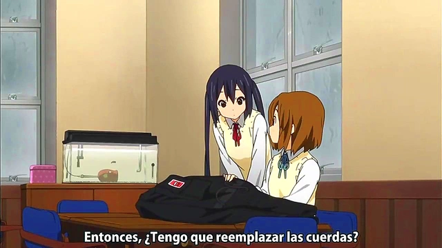 Cute Anime Girls from K-ON! Enjoy Music & Seductive Moments Together