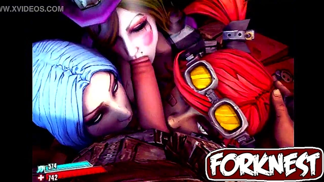 Moxxi From Borderlands Gets Horny In Steamy Anime Sex Scene