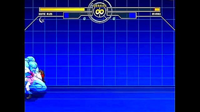 Horny Hentai Fighter Shows Off Her Skills For A Steamy Blowjob Session