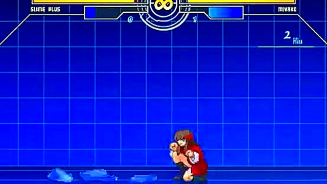 Horny Hentai Fighter Shows Off Her Skills For A Steamy Blowjob Session