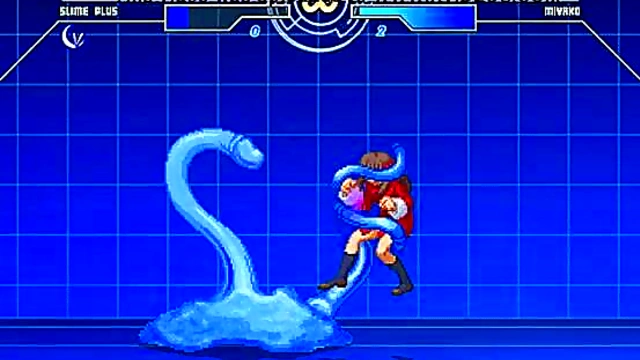 Horny Hentai Fighter Shows Off Her Skills For A Steamy Blowjob Session