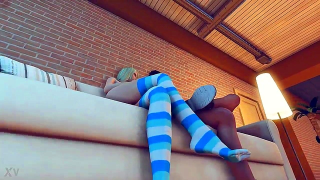 Hetero 3D Anime Couple Engage in Virtual Sex Adventures