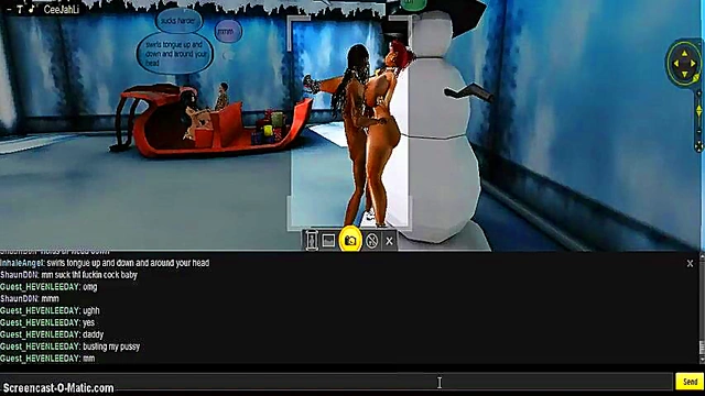 CMC Black Orgy – 3D Anime Porn Couples Engage in Wild IMVU Game Action