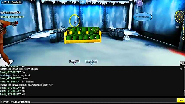 CMC Black Orgy – 3D Anime Porn Couples Engage in Wild IMVU Game Action