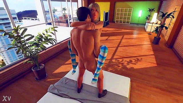Hetero 3D Anime Couple Engage in Hot Virtual Sex Adventure