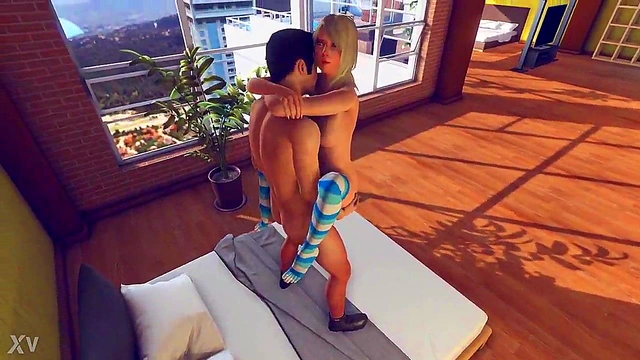 Hetero 3D Anime Couple Engage in Hot Virtual Sex Adventure