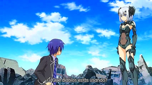 Excited Anime Teen Engages in Ecchi Fun with Shy Schoolboy