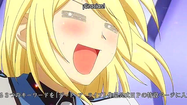 Excited Anime Teen Engages in Ecchi Fun with Shy Schoolboy