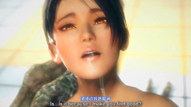 3D Anime Kunoichi Seduces Shrine Maiden for Intense Hentai Action