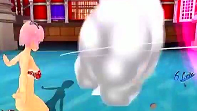 Horny Anime Babes Battle It Out In Senran Kagura Nude Mod Action