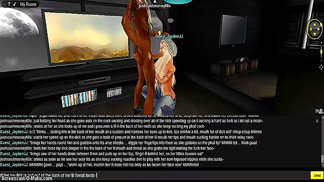 3D Anime Chick Gets Wild in IMVU Room for Juicy Hentai Action