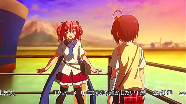 Romantic Chuunibyou Anime Couple Shares Intense Passion And Love