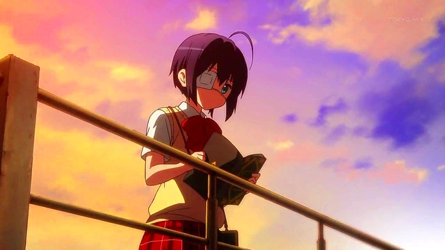 Romantic Chuunibyou Anime Couple Shares Intense Passion And Love