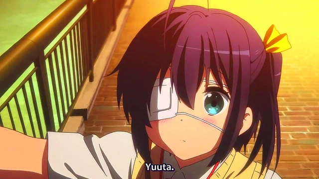 Romantic Chuunibyou Anime Couple Shares Intense Passion And Love