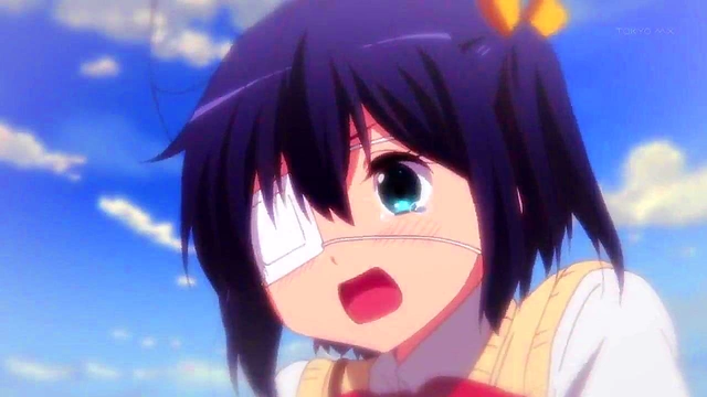 Romantic Chuunibyou Anime Couple Shares Intense Passion And Love